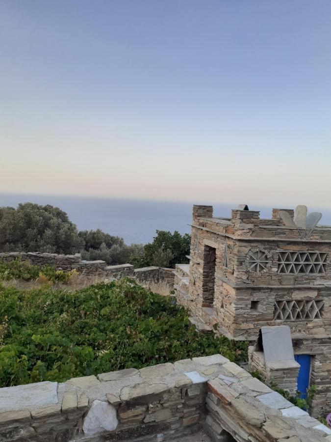Appartement Andros Vineyard House With Sea View à Sineti Extérieur photo
